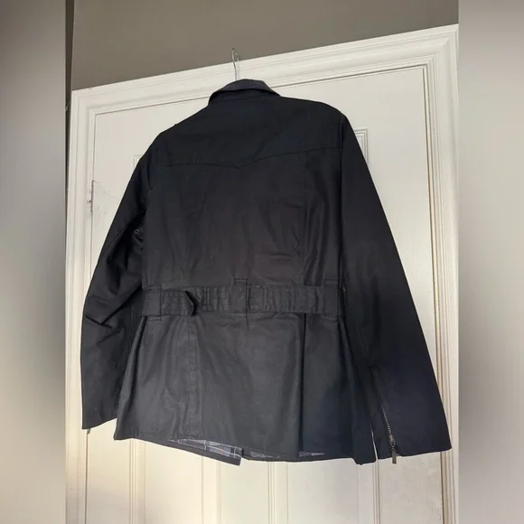 BARBOUR INTERNATIONAL WOMEN'S INTERNATIONAL WAX JACKET - BLACK NWOT - Picture 10 of 14